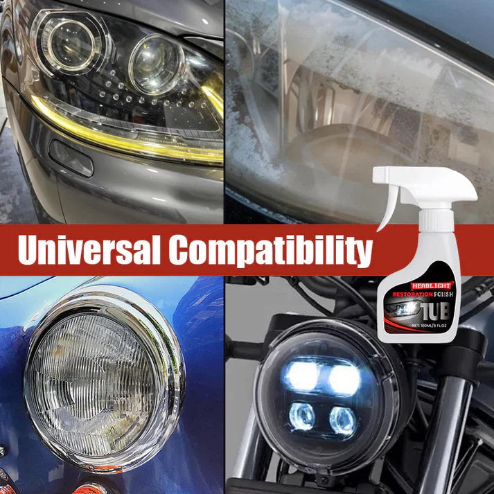 180ml Professional Car Headlight Restorer with Sponge(50% OFF)